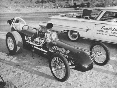 A76 supercharged dragster